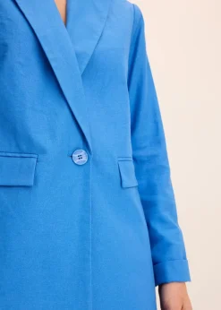 Damen bonprix Blazer|Leinen-Blazer