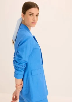 Damen bonprix Blazer|Leinen-Blazer