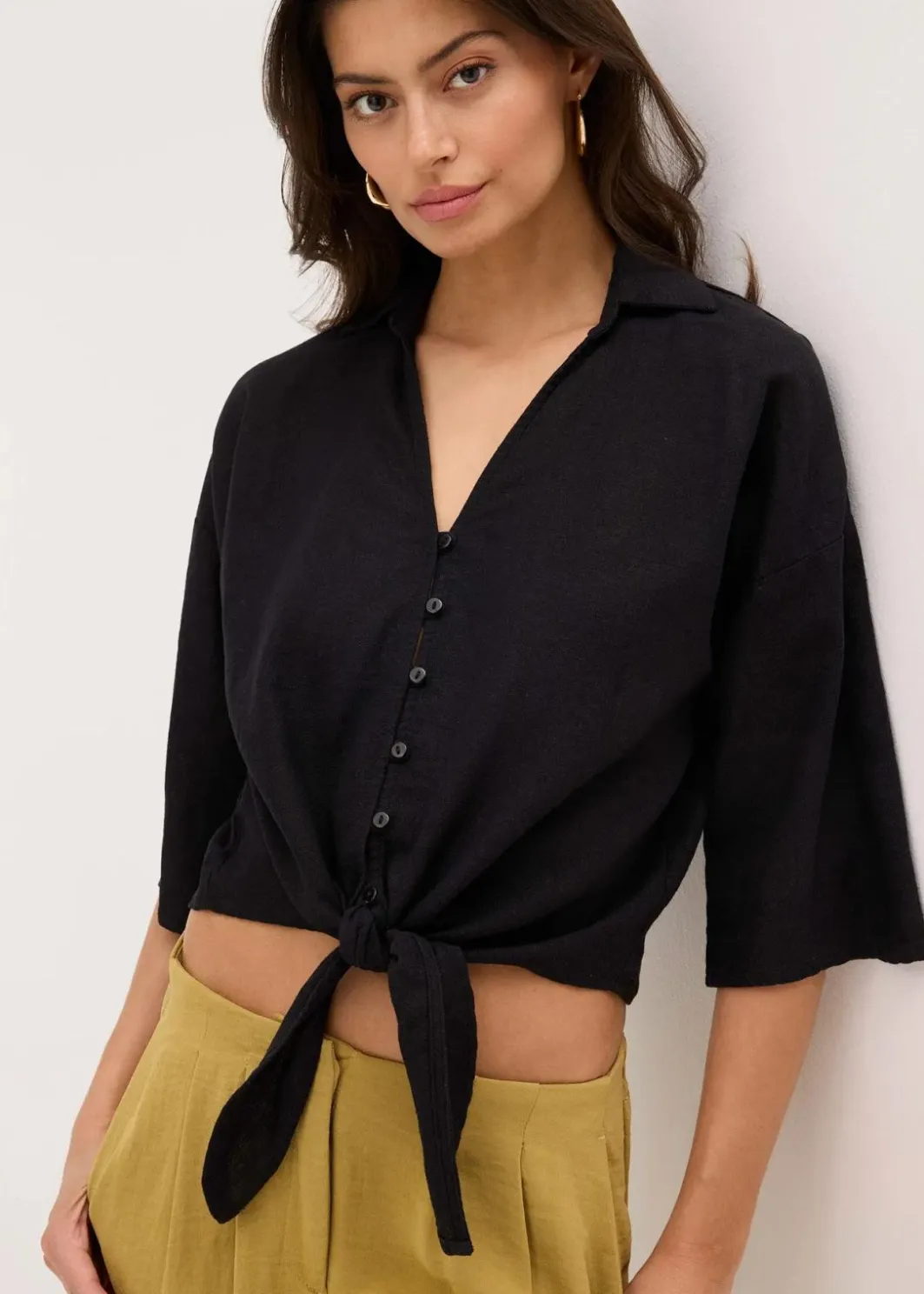 Online Leinen-Bluse Damen Nachhaltigere Materialien|Blusen & Tuniken
