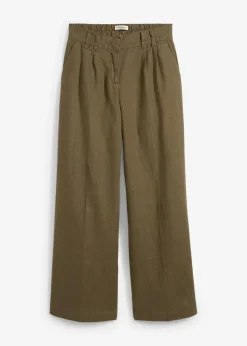 Damen bonprix Nachhaltigere Materialien|Hosen|Leinenhose