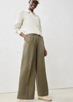 Damen bonprix Nachhaltigere Materialien|Hosen|Leinenhose