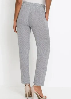 Leinenhose Damen Bekleidung·Kleider|Hosen