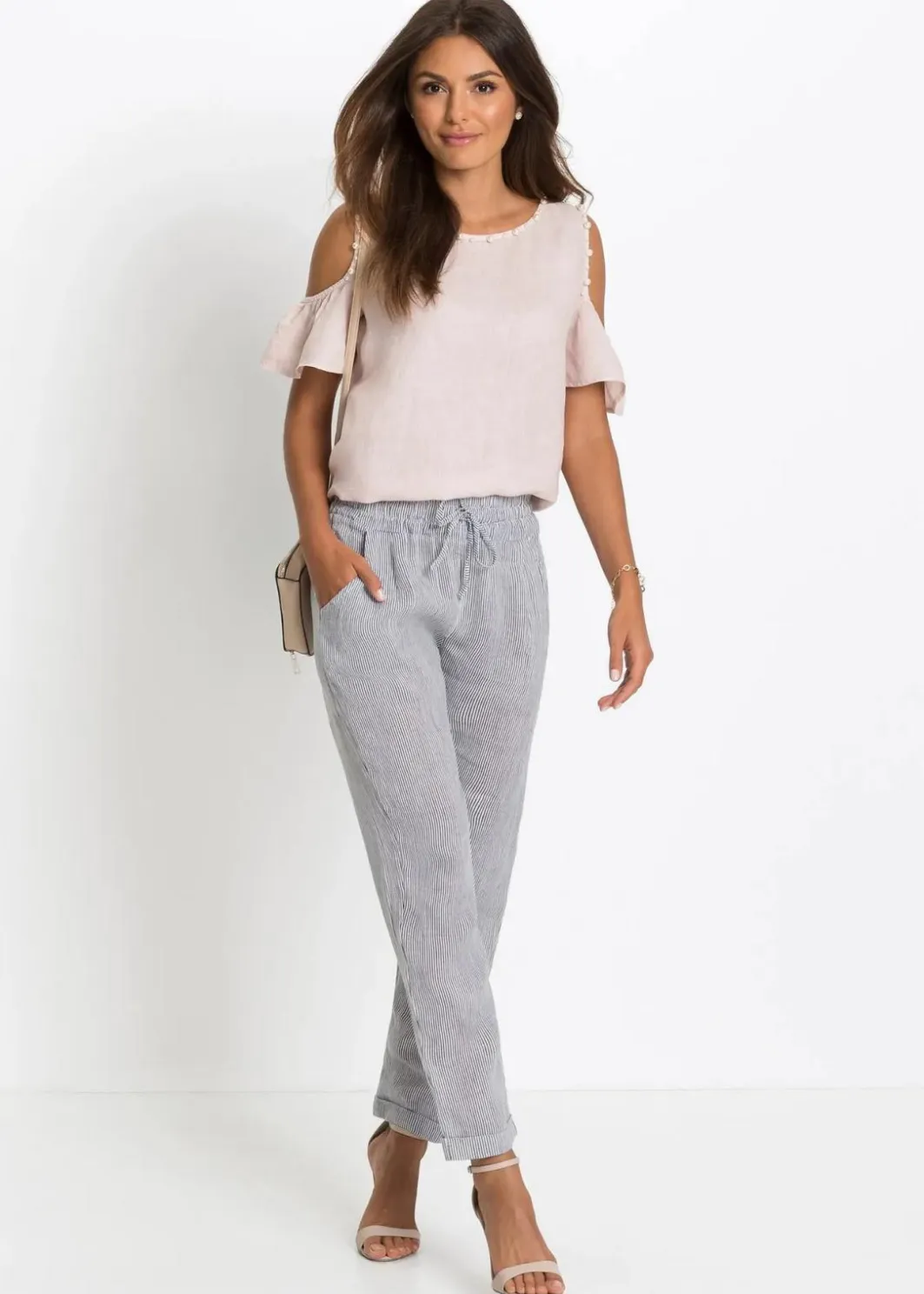 Leinenhose Damen Bekleidung·Kleider|Hosen