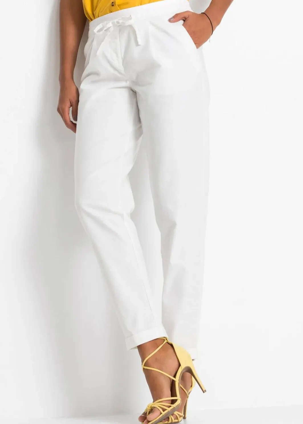 Damen bonprix Hosen|Bekleidung·Kleider|Leinenhose