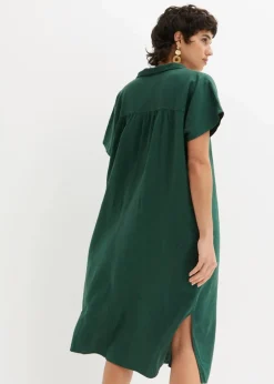 Damen bonprix Bekleidung·Pullover & Strickjacken|Kleider|Leinenkleid