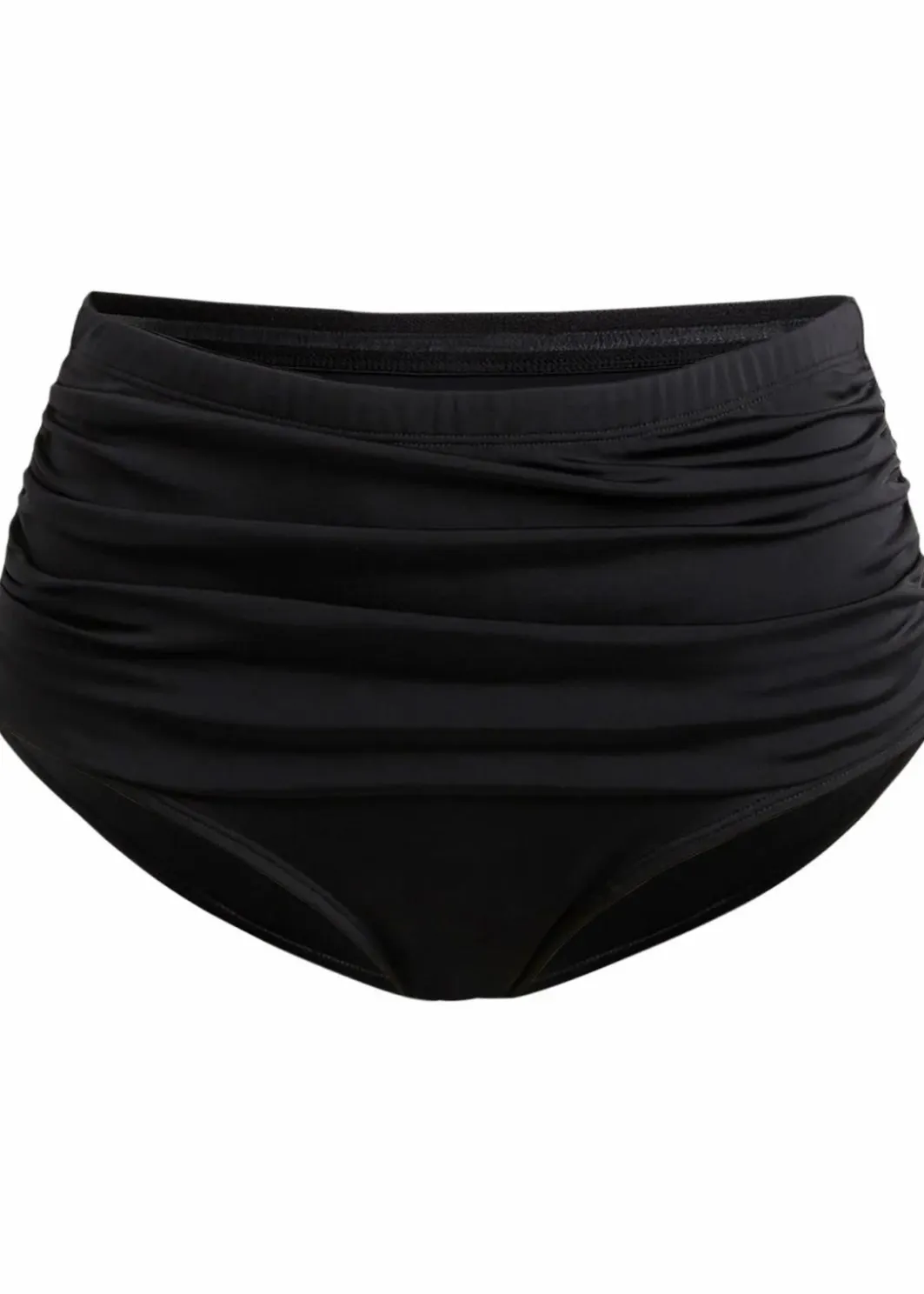 Damen bonprix Nachhaltigere Materialien|Mix & Match|Light Highwaist Shape-Bikinihose mit Raffung