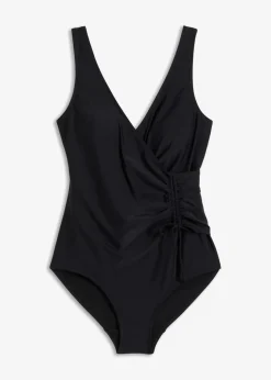 Damen bonprix Nachhaltigere Materialien|Shapewear|Light Shape-Badeanzug mit Raffung