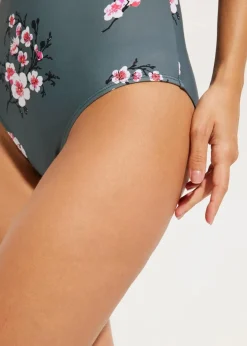 Discount Light Shape-Badeanzug mit Wickeloptik Damen Nachhaltigere Materialien|Shapewear