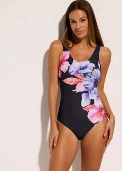 Outlet Light Shape-Badeanzug mit breiten Trägern Damen Nachhaltigere Materialien|Shapewear