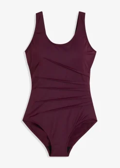 Damen bonprix Nachhaltigere Materialien|Bademode·Badeanzüge|Light Shape-Badeanzug mit Zierfalten