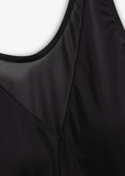 Damen bonprix Nachhaltigere Materialien|Badekleider|Light Shape-Badekleid mit Mesh