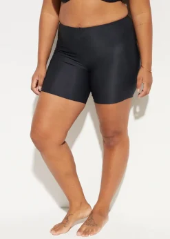 Clearance Light Shape-Bikiniradler Damen Bedeckende Bademode|Sport Bademode