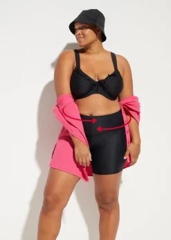 Clearance Light Shape-Bikiniradler Damen Bedeckende Bademode|Sport Bademode