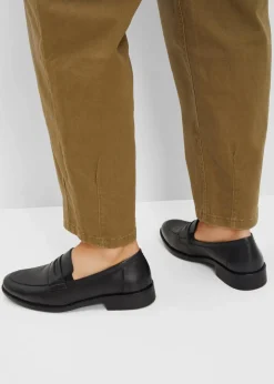 Outlet Loafer aus Leder Damen Slipper & Halbschuhe|Loafer