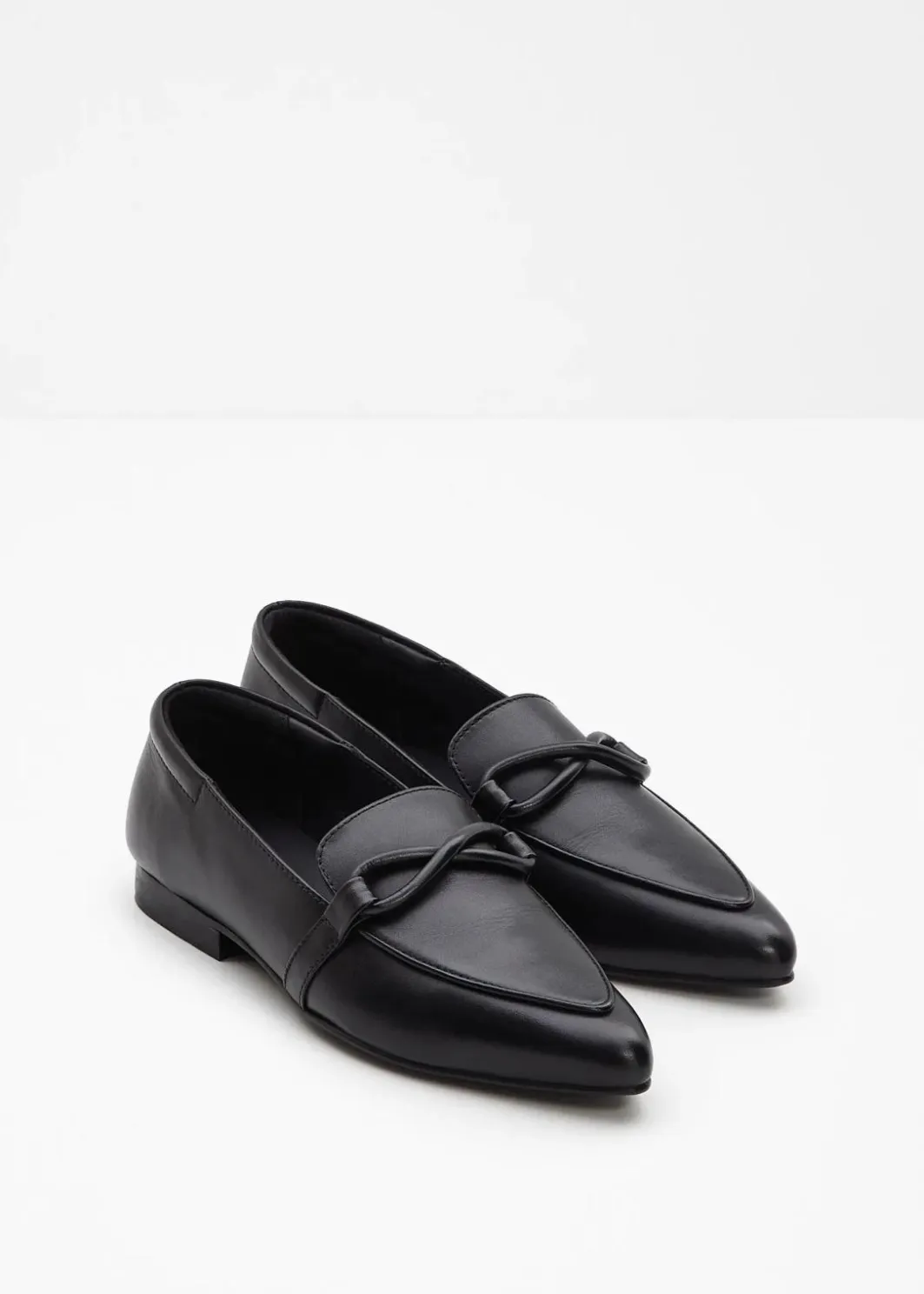 Damen bonprix Slipper & Halbschuhe|Loafer|Loafer aus Leder