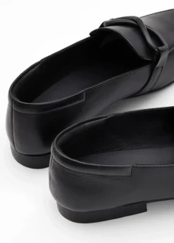 Damen bonprix Slipper & Halbschuhe|Loafer|Loafer aus Leder