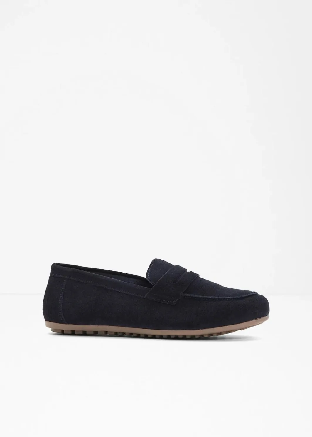 Damen bonprix Slipper & Halbschuhe|Loafer|Loafer aus Veloursleder