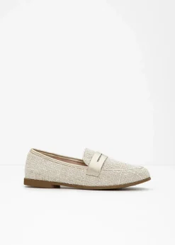 New Loafer mit Metallic-Details Damen Slipper & Halbschuhe|Loafer