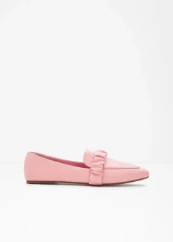 Damen bonprix Slipper & Halbschuhe|Loafer|Loafer mit Raffung