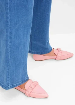 Damen bonprix Slipper & Halbschuhe|Loafer|Loafer mit Raffung