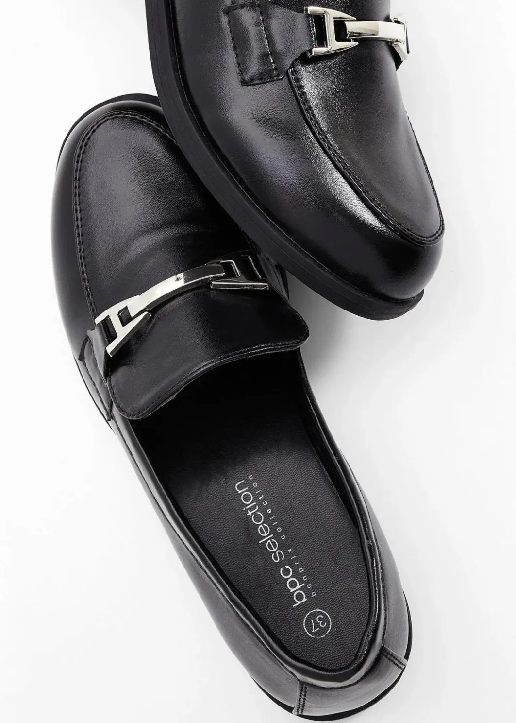 Damen bonprix Slipper & Halbschuhe|Loafer|Loafer mit Schnalle