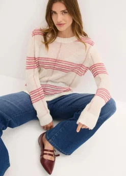 Damen bonprix Bekleidung·Umstandsmode|Bekleidung·Jeans|Locker gestrickter Pullover mit Woll- und Alpaka-Anteil