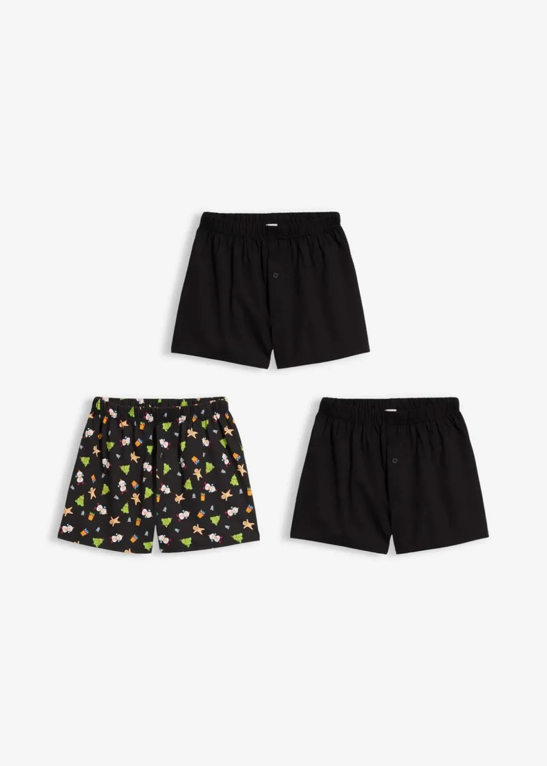 Kinder bonprix Mehrfachpacks|Jungen·Unterwäsche|Lockere Boxershorts aus reiner Baumwolle (3er Pack)
