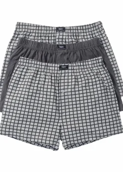 Herren bonprix Boxershorts|Große Größen|Lockere Jersey Boxershorts aus Baumwolle (3er Pack)