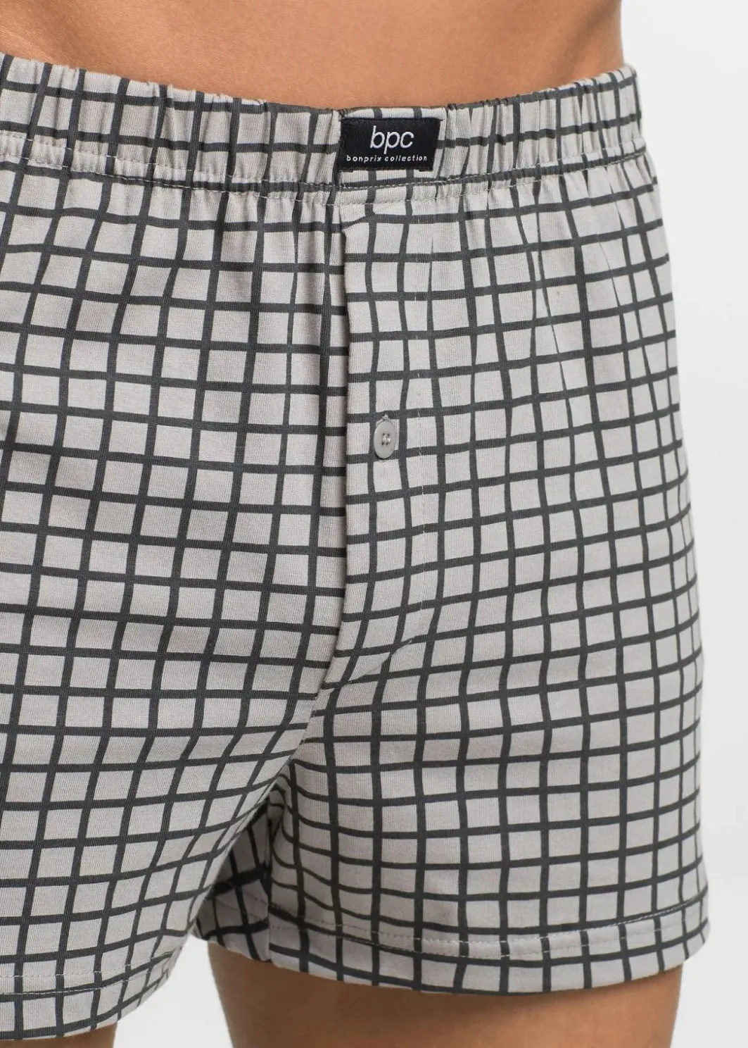 Herren bonprix Boxershorts|Große Größen|Lockere Jersey Boxershorts aus Baumwolle (3er Pack)