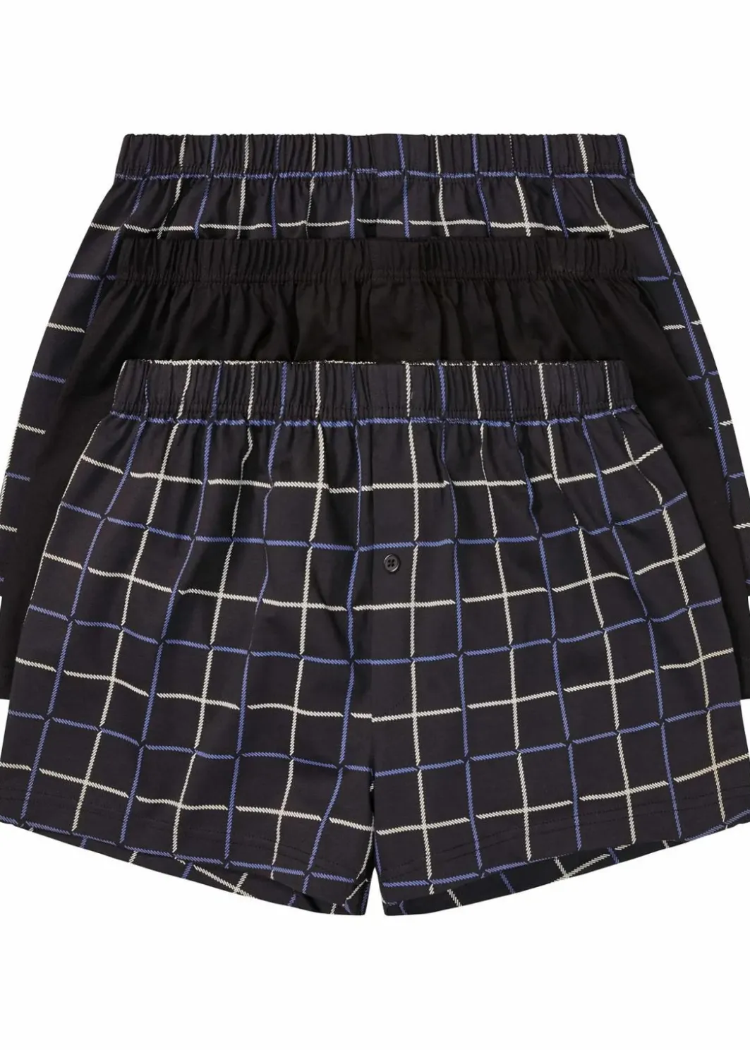 Online Lockere Jersey Boxershorts aus Baumwolle (3er Pack) Herren Boxershorts|Große Größen
