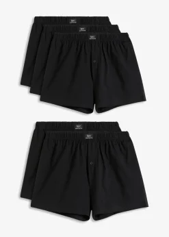 Herren bonprix Boxershorts|Große Größen|Lockere Jersey Boxershorts aus Baumwolle (5er Pack)