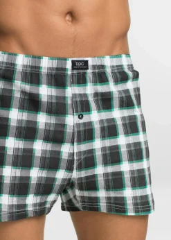 Herren bonprix Boxershorts|Große Größen|Lockere Jersey Boxershorts aus Baumwolle (3er Pack)