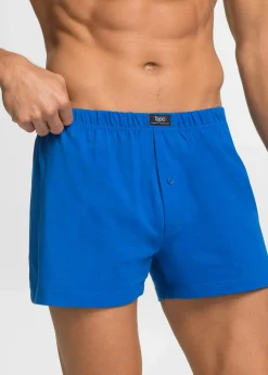 Herren bonprix Wäsche|Große Größen|Lockere Jersey Boxershorts aus Baumwolle (3er Pack)
