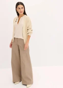 Discount Lockere Satin-Kurzarmtunika mit überschnittenen Schultern Damen Nachhaltigere Materialien|Blusen & Tuniken