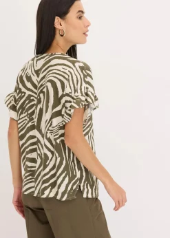 Outlet Lockere Tunika aus Viskose Damen Blusen & Tuniken|Bekleidung·Jacken & Mäntel