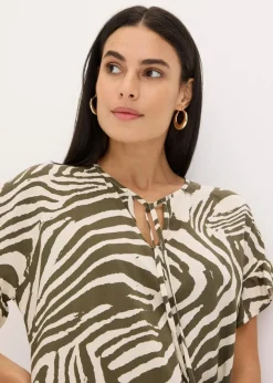 Outlet Lockere Tunika aus Viskose Damen Blusen & Tuniken|Bekleidung·Jacken & Mäntel