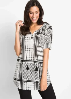 Damen bonprix Bekleidung·Jacken & Mäntel|Blusen & Tuniken|Long- Tunika aus reiner Baumwolle