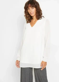 Damen bonprix Blusen & Tuniken|Nachhaltigere Materialien|Long- Tunikabluse