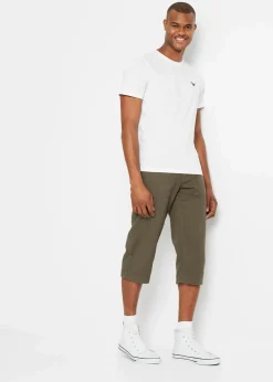 Herren bonprix Hosen|Shorts|Long-Bermuda aus reiner Baumwolle Regular Fit