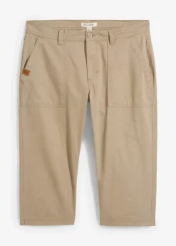 Herren bonprix Große Größen|Shorts|Long-Bermuda aus reiner Baumwolle Regular Fit