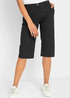 Damen bonprix Bekleidung·Outdoorbekleidung|Bekleidung·Kleider|Long-Bermuda mit elastischem Bund