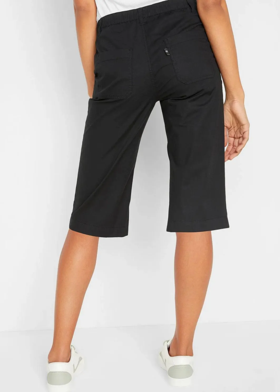 Damen bonprix Bekleidung·Outdoorbekleidung|Bekleidung·Kleider|Long-Bermuda mit elastischem Bund