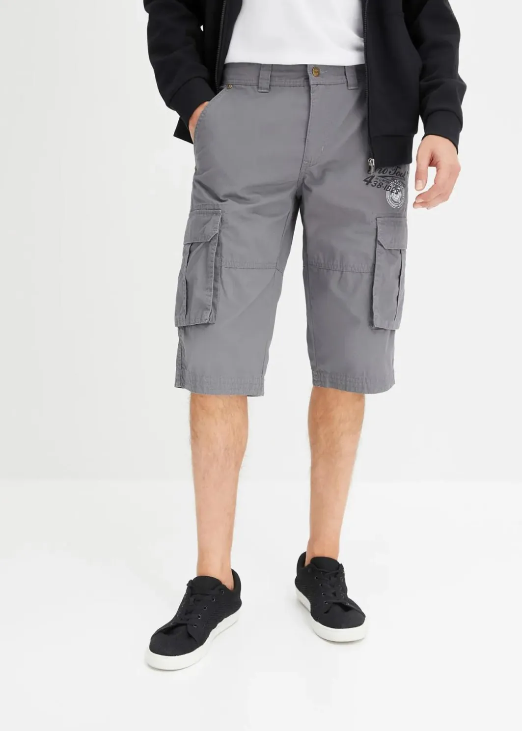 New Long-Bermuda, Regular Fit Herren Große Größen|Shorts