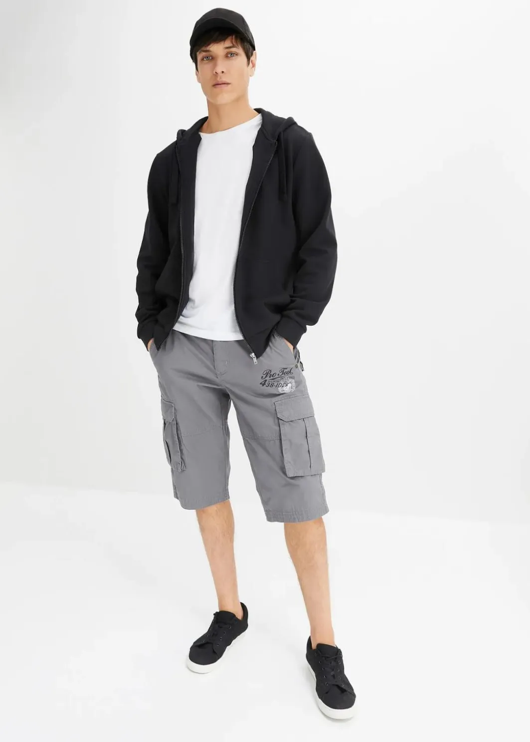 New Long-Bermuda, Regular Fit Herren Große Größen|Shorts
