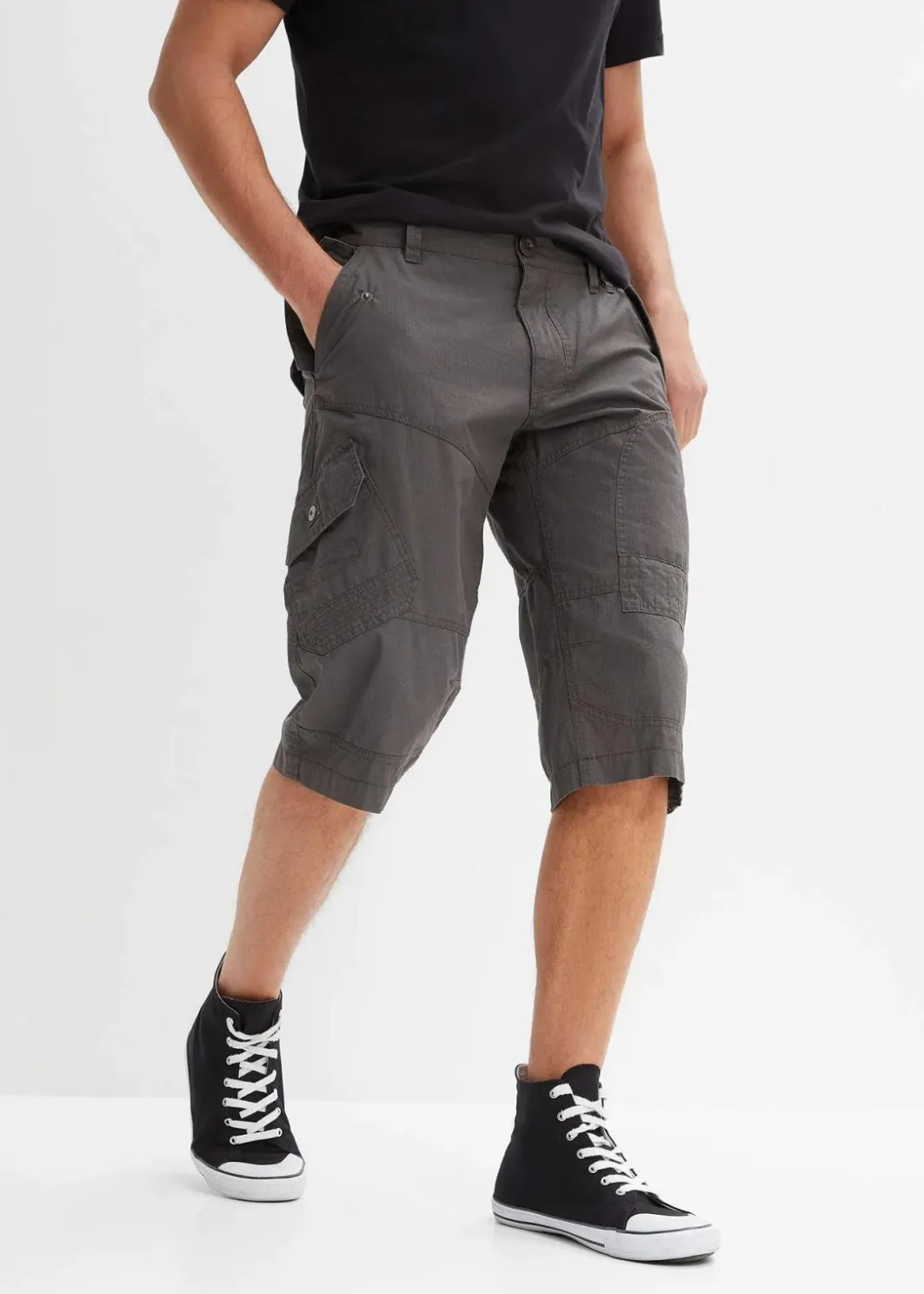 Herren bonprix Große Größen|Shorts|Long-Bermuda, Regular Fit