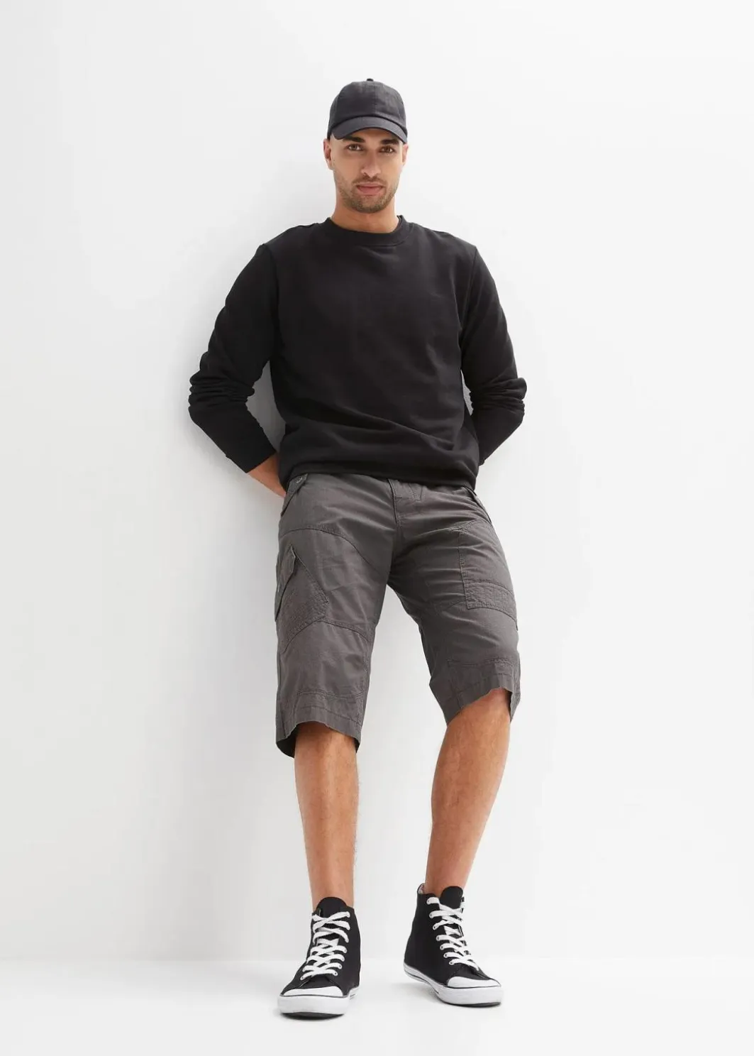 Herren bonprix Große Größen|Shorts|Long-Bermuda, Regular Fit