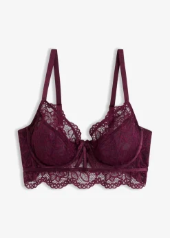 Damen bonprix Große Cups D-H|Bhs|Long-BH aus zarter Spitze
