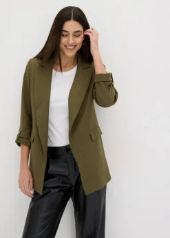 Damen bonprix Blazer|Longblazer