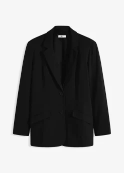 New Longblazer aus Baumwoll-Jersey Damen Bekleidung·Basics|Nachhaltigere Materialien