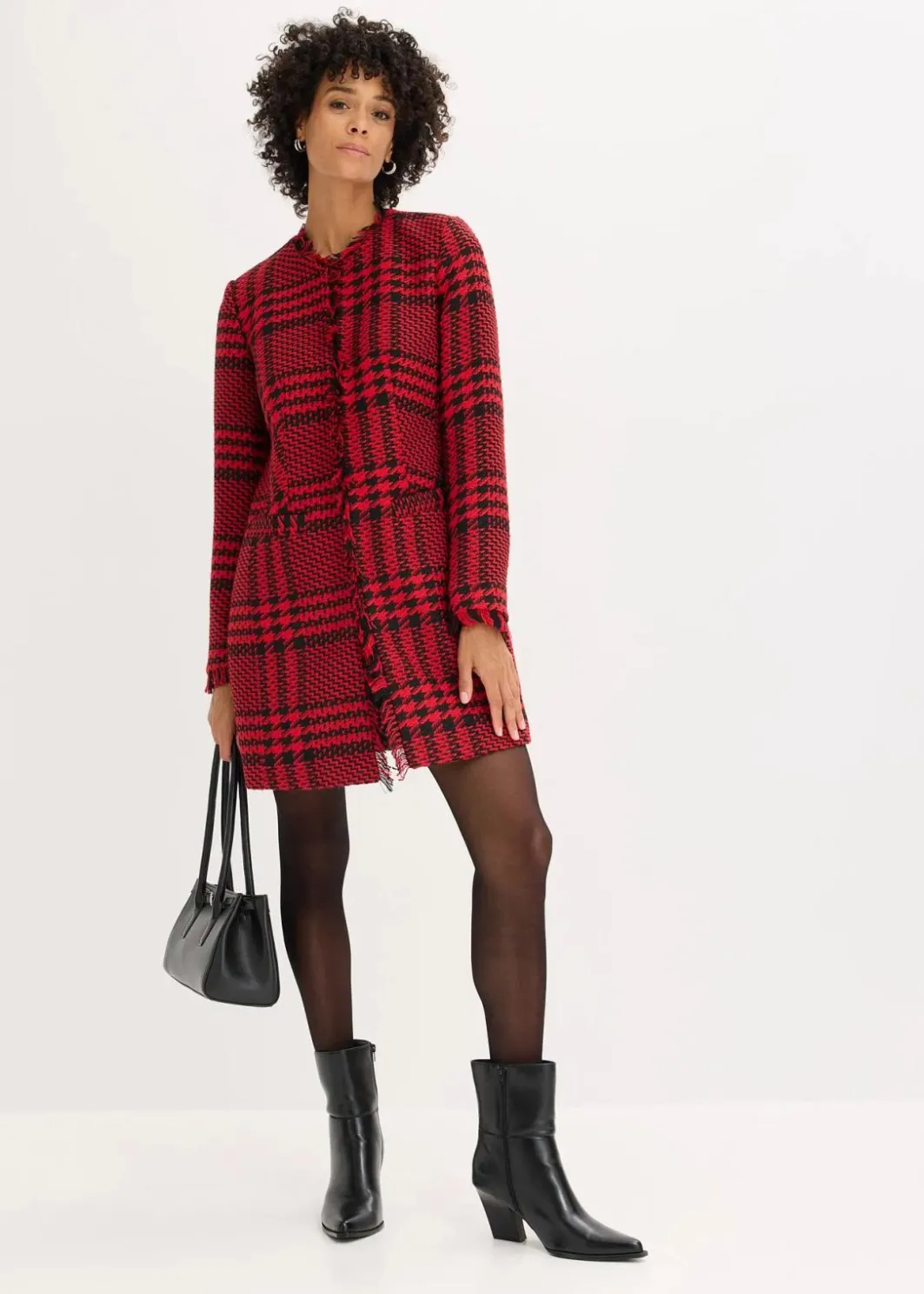 Damen bonprix Bekleidung·Basics|Blazer|Longblazer aus Bouclé